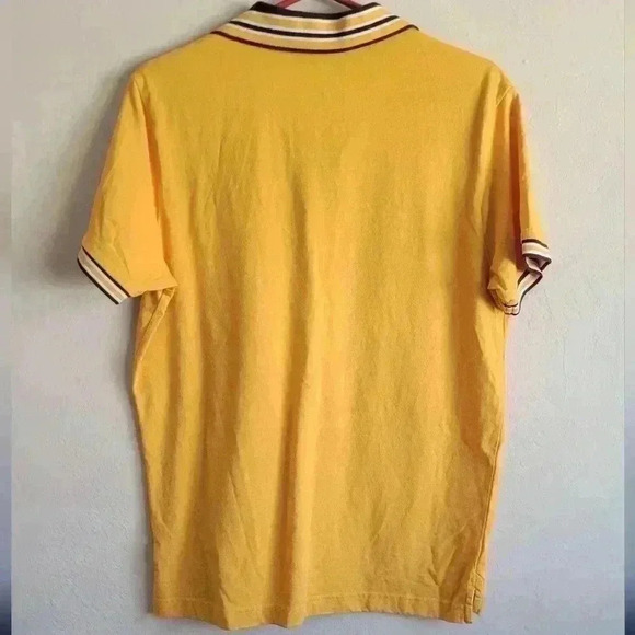 Mens aeropostale gold yellow short sleeve polo top size large - Picture 4 of 7